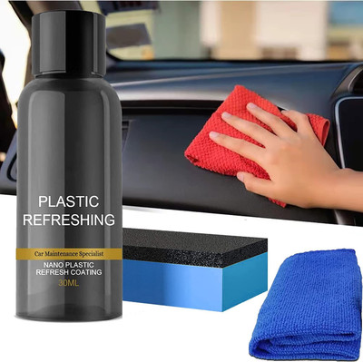 STARSHOPY Liquid Car Polish for Dashboard, Exterior, Bumper, Headlight(30 ml, Pack of 1)