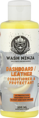 WASHNINJA Liquid Car Polish for Dashboard, Leather(200 ml, Pack of 1)