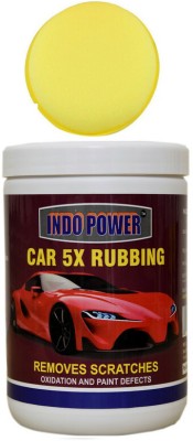 INDOPOWER ZLLL-1246-CAR WAX 5X RUBBING 1 kg.+ One Foam Applicator Pad. Car Washing Liquid(1000 ml)