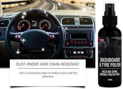 CarShinerz Liquid Car Polish for Dashboard, Tyres(100 ml, Pack of 1)