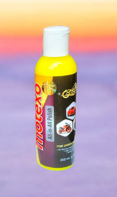 MOTEXO Liquid Car Polish for Metal Parts, Chrome Accent, Bumper, Windscreen, Tyres, Exterior, Leather, Dashboard(200 ml, Pack of 1)
