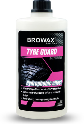 BROWAX Liquid Car Polish for Tyres, Bumper(1 L, Pack of 1)