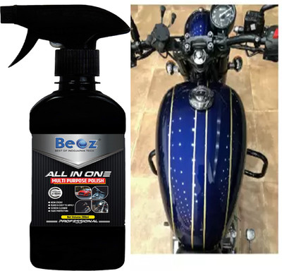 BEOZ Liquid Car Polish for Chrome Accent, Dashboard, Exterior(200 ml)