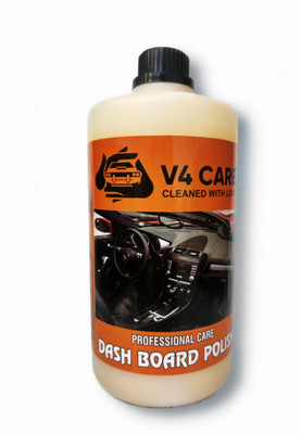 V4 CARE Liquid Car Polish for Dashboard, Exterior, Tyres, Bumper(1000 ml, Pack of 1)
