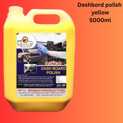 bongoproduction Paste Car Polish for Dashboard, Leather, Bumper, Tyres(5000 ml)