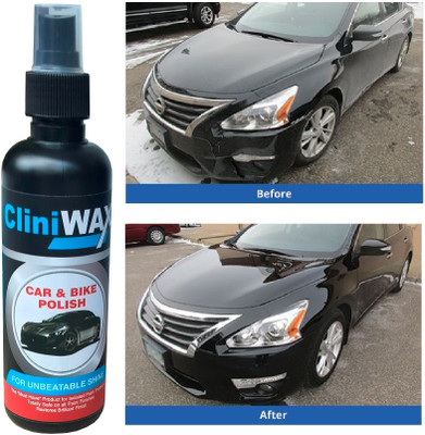 CLINIWAX Liquid Car Polish for Leather, Headlight, Exterior, Dashboard, Chrome Accent, Bumper, Windscreen(200 ml, Pack of 1)