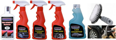 INDOPOWER Liquid Car Polish for Dashboard(1100 ml, Pack of 6)