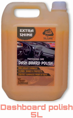 V4 CARE Paste Car Polish for Dashboard, Leather, Tyres, Exterior, Bumper(5 L, Pack of 1)