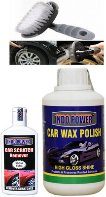 INDOPOWER Liquid Car Polish for Dashboard(350 ml, Pack of 3)