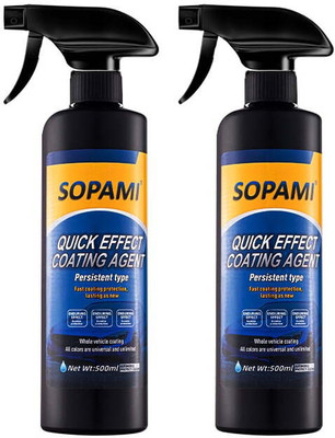 Sopami Liquid Car Polish for Metal Parts(1000 ml, Pack of 2)