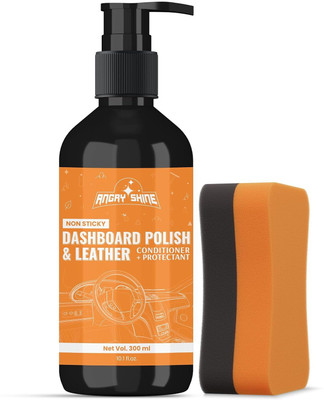 ANGRY SHINE Paste Car Polish for Dashboard, Leather(300 ml, Pack of 1)