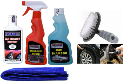 INDOPOWER Liquid Car Polish for Dashboard(600 ml, Pack of 5)