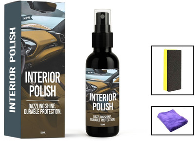Flawls Liquid Car Polish for Dashboard, Tyres, Bumper(100 ml, Pack of 1)