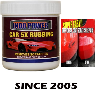 INDOPOWER LBLTTt5 CAR WAX 5X RUBBING 250gm. Combo