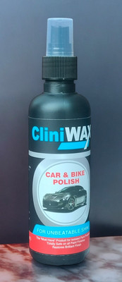 CLINIWAX Liquid Car Polish for Metal Parts, Chrome Accent, Bumper, Windscreen, Tyres, Metal Parts, Leather(200 ml, Pack of 1)