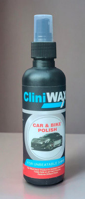 CLINIWAX Liquid Car Polish for Metal Parts, Chrome Accent, Bumper, Windscreen, Tyres, Metal Parts, Leather(200 ml, Pack of 1)