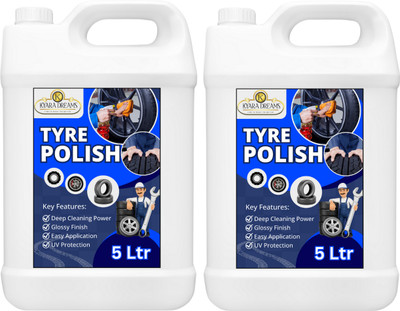 kyaradream Liquid Car Polish for Tyres(10 L, Pack of 2)