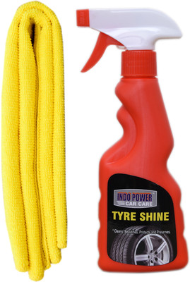 INDOPOWER TOP NEW49-TYRE SHINER SPRAY 250ml.+ 1PC CAR MICROFIBER CLOTH YELLOW. TOP49 Vehicle Interior Cleaner(250 ml) INDOPOWER TOP NEW49-TYRE SHINER SPRAY 250ml.+ 1PC CAR MICROFIBER CLOTH YELLOW. TOP49 Vehicle Interior Cleaner(250 ml)