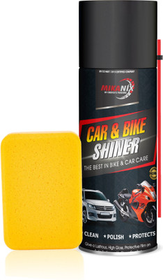 MIKANIX Liquid Car Polish for Bumper, Chrome Accent, Exterior, Headlight, Leather, Metal Parts, Tyres, Dashboard(150 ml, Pack of 1)