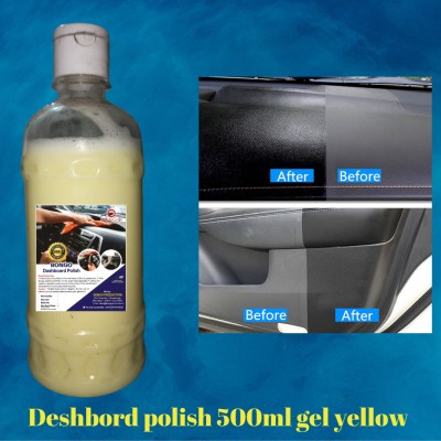 bongoproduction Paste Car Polish for Bumper, Dashboard, Leather, Tyres(500 ml)