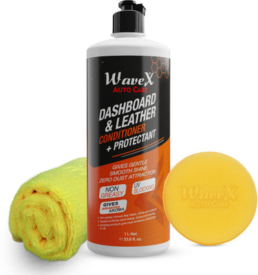 Wavex Liquid Car Polish for Dashboard, Leather(1 L, Pack of 1)