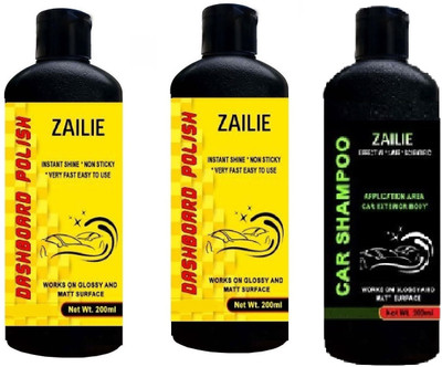 Zailie Liquid Car Polish for Dashboard(400 ml)
