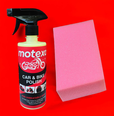 MOTEXO Liquid Car Polish for Dashboard, Bumper, Chrome Accent, Exterior, Leather, Metal Parts, Tyres(500 ml, Pack of 1)