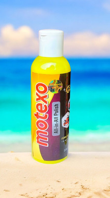 MOTEXO Liquid Car Polish for Metal Parts, Chrome Accent, Bumper, Windscreen, Tyres, Metal Parts, Leather(200 ml, Pack of 1)