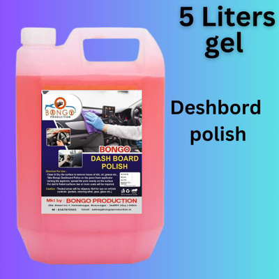 bongoproduction Paste Car Polish for Dashboard, Leather, Tyres, Bumper(5000 ml)