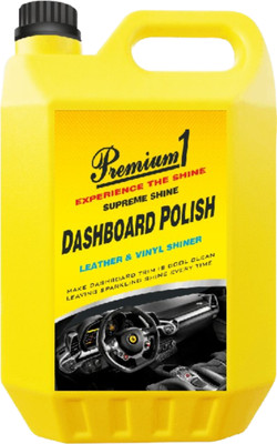 Premium1 Liquid Car Polish for Leather, Tyres, Dashboard(5 L, Pack of 1)