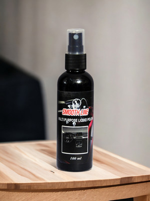 Smooth line Liquid Car Polish for Bumper, Chrome Accent, Dashboard, Headlight, Exterior, Leather, Metal Parts, Tyres(100 ml, Pack of 1)