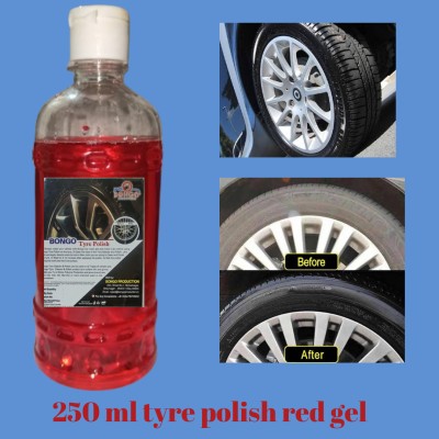 bongoproduction Paste Car Polish for Tyres(250 ml)