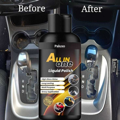 Paluxo Liquid Car Polish for Bumper, Tyres, Dashboard, Leather, Windscreen(50 ml, Pack of 1)