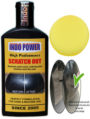 INDOPOWER ZfF 1221-SCRATCH OUT ( High Performance) 100ml.+ One Foam Applicator Pad. Combo