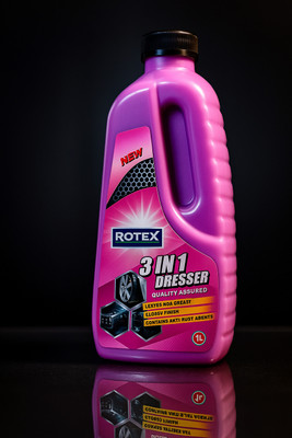 Rotex Liquid Car Polish for Bumper, Chrome Accent, Dashboard, Tyres(1000 ml)