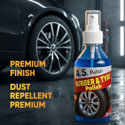 A S AUTO Liquid Car Polish for Tyres, Dashboard, Leather, Bumper, Exterior(200 ml, Pack of 1)