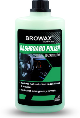 BROWAX Paste Car Polish for Dashboard, Exterior, Leather(1 L)