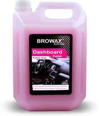 BROWAX Paste Car Polish for Dashboard, Tyres, Bumper(5 L, Pack of 1)