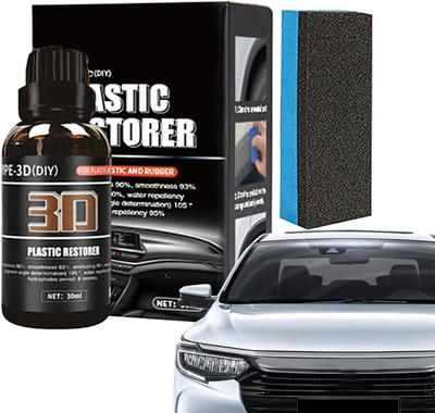 PlasticFix Liquid Car Polish for Dashboard, Exterior, Bumper, Chrome Accent(30 ml)