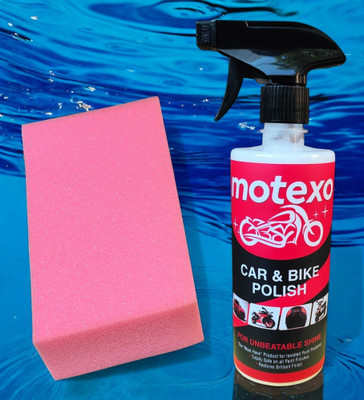 MOTEXO Liquid Car Polish for Dashboard, Bumper, Chrome Accent, Exterior, Leather, Metal Parts, Tyres, Leather(500 ml, Pack of 1)