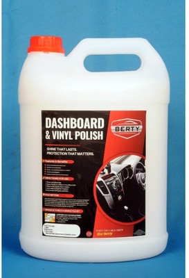 BERTY Paste Car Polish for Dashboard, Metal Parts, Exterior, Chrome Accent(5 L, Pack of 1)