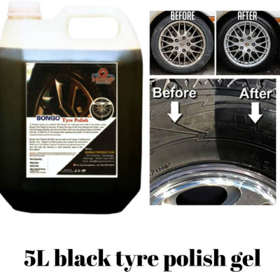 bongoproduction Paste Car Polish for Tyres(5000 ml)