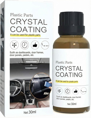 Glosstiy Glam Liquid Car Polish for Bumper, Dashboard, Headlight, Tyres(30 ml, Pack of 1)