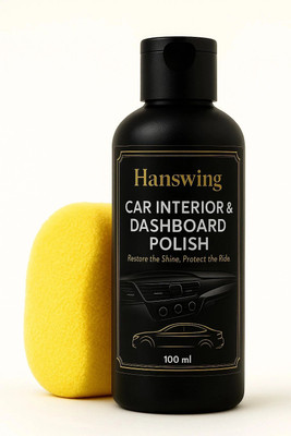 HANSWING Paste Car Polish for Leather, Dashboard, Metal Parts, Chrome Accent, Bumper, Exterior, Tyres(100 ml, Pack of 1)