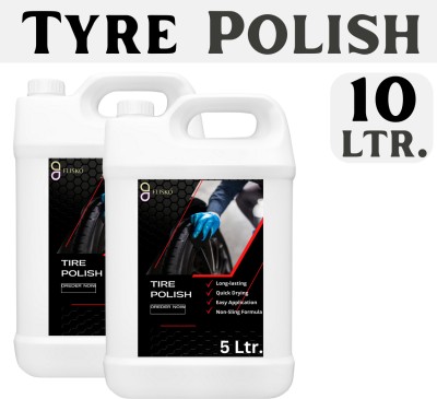 FLISKO Liquid Car Polish for Tyres(10000 ml, Pack of 2)