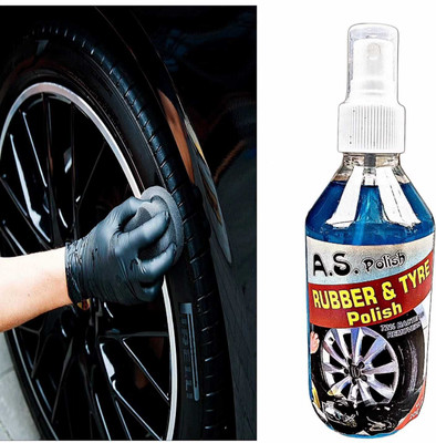 A S AUTO Liquid Car Polish for Tyres, Dashboard, Leather, Bumper, Exterior(300 ml, Pack of 1)