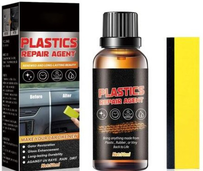 eCares Liquid Car Polish for Dashboard, Chrome Accent, Bumper, Exterior(50 ml, Pack of 1)