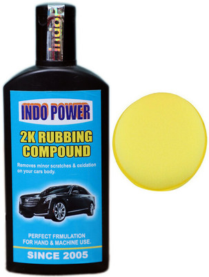 INDOPOWER 2K RUBBING COMPOUND 100ml.+ One Foam Applicator Pad. Combo