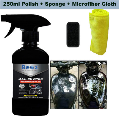 BEOZ Liquid Car Polish for Chrome Accent, Exterior, Bumper(250 ml)