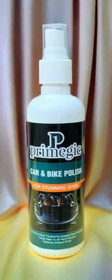 PRIMEGIC Liquid Car Polish for Metal Parts, Leather, Windscreen, Headlight, Exterior, Dashboard, Chrome Accent, Bumper(200 ml, Pack of 1)